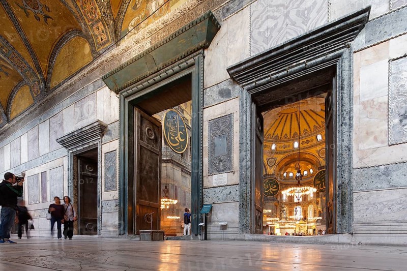 Emperor portal in the narthex