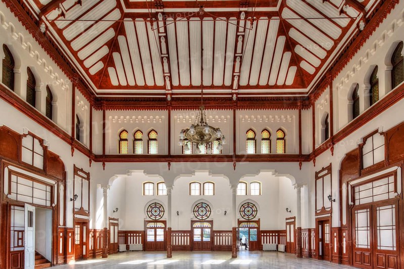Historic waiting room in Sirkeci Railway Station