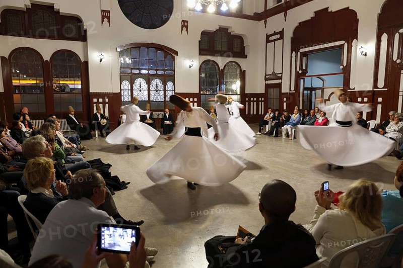 Whirling Dervishes dancing the Sema