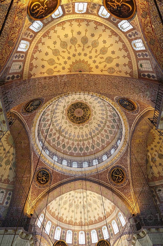 Domes in Yeni Cami