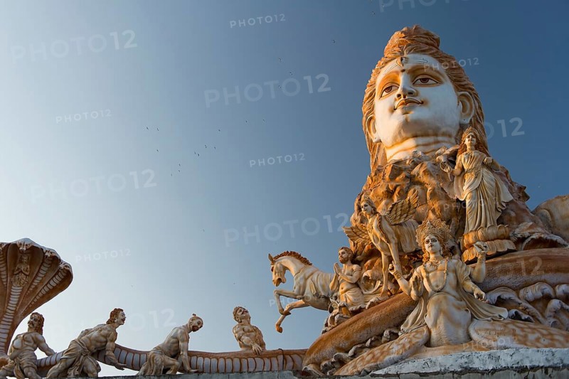 Huge sculpture of Shiva