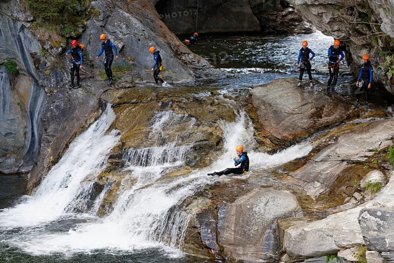 Canyoning in the Malta river