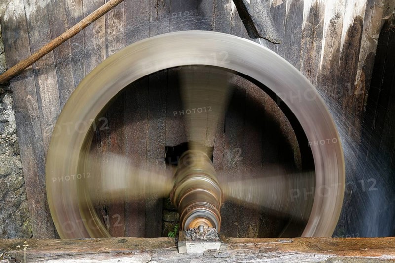 Mill wheel of a water mill