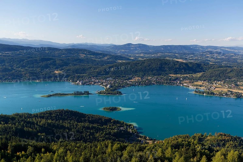 View from Pyramidenkogel Mountain