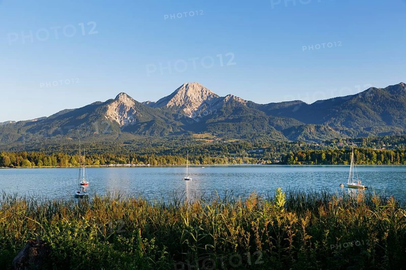 Lake Faak and Mittagskogel Mountain