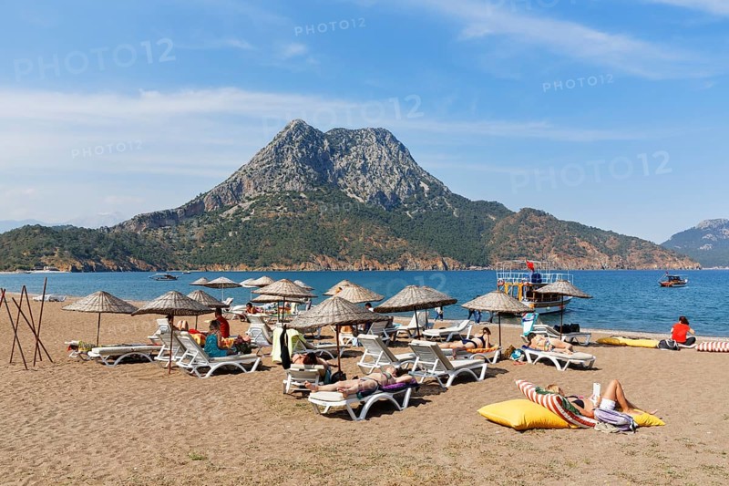 Beach in Adrasan Bay