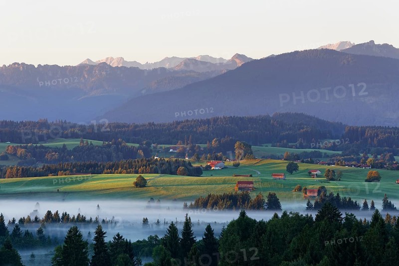 Landscape in the Alpine Foreland