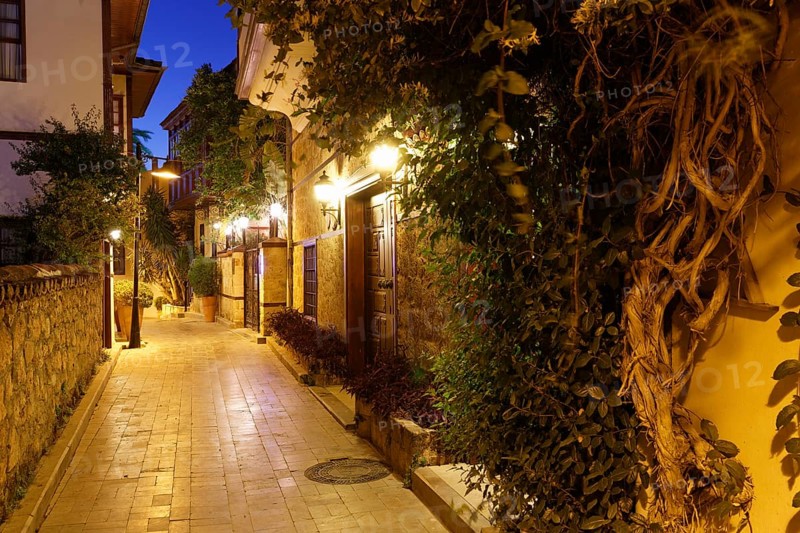 Karanlik Sokak lane in the old town