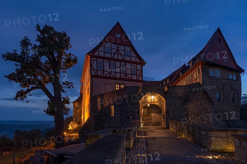 Bodenstein Castle at dusk