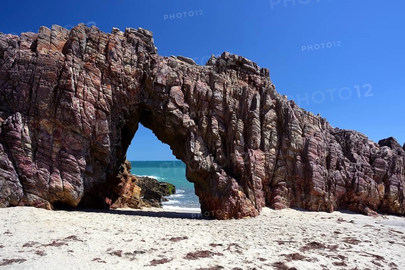 Rock arch on the beach