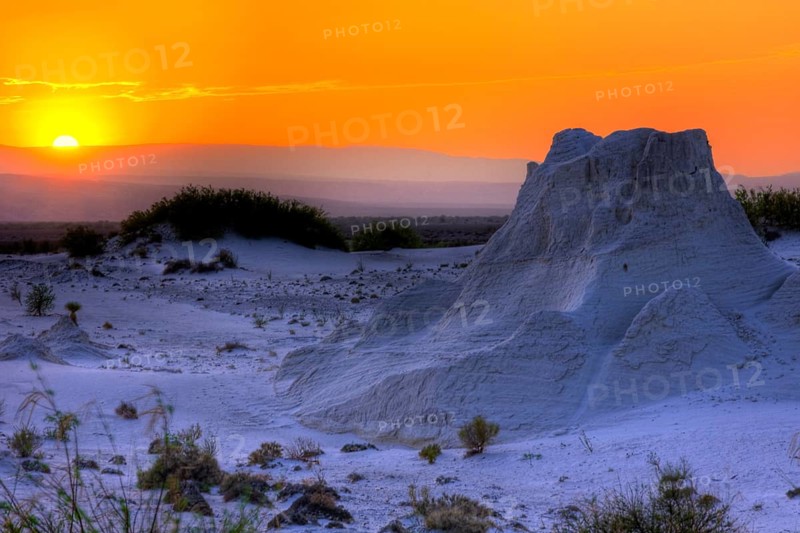 Gypsum dunes of Las Arenales in Cuatro Cienegas Nature Reserve