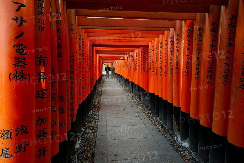 Pedestrian at Fushimi Inari-Taisha