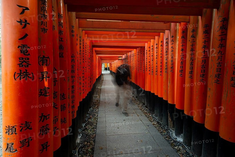 Pedestrian at Fushimi Inari-Taisha