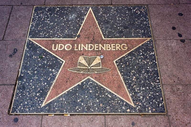 Hollywood star for Udo Lindenberg on the Reeperbahn