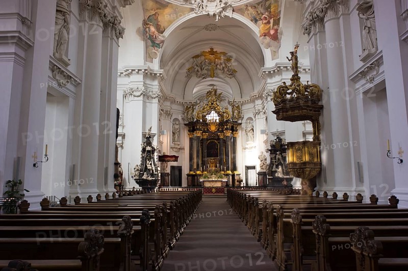 Interior with the high altar