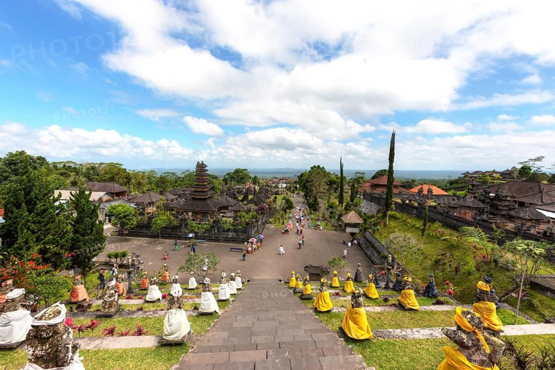 Large Balinese pagodas