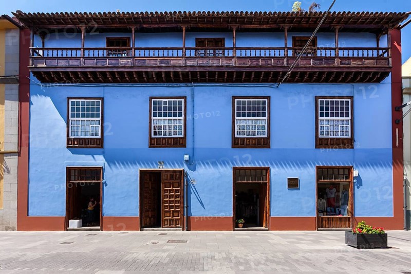 Old mansion on the Plaza de la Conception in the historic old town of San Cristobal de La Laguna