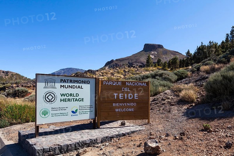 Entrance to the Teide National Park