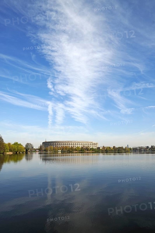 Complete view of the former unfinished Congress Hall of the NSDAP 1933-1945