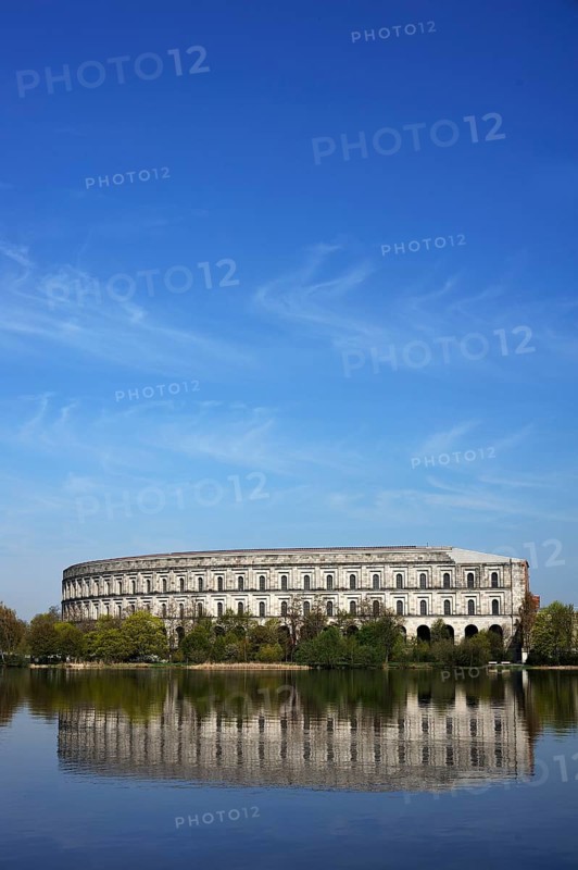 Complete view of the former unfinished Congress Hall of the NSDAP 1933-1945