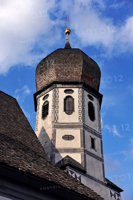 Church spire of Mariae-Schutz-Kirche