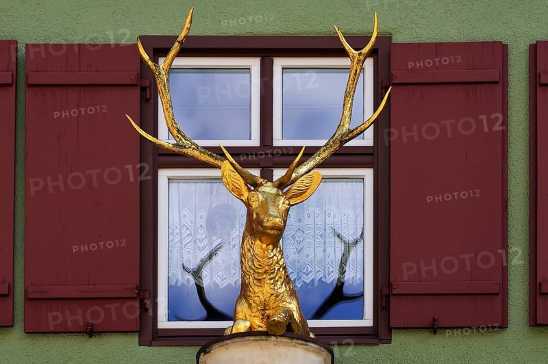 Deer sculpture