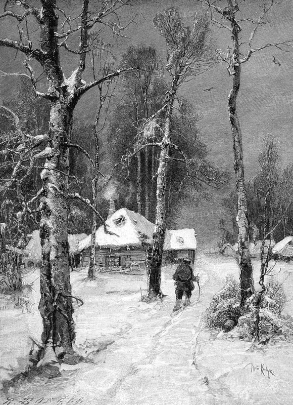 In winter