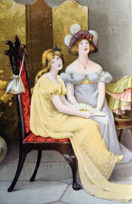 Conversation in the salon