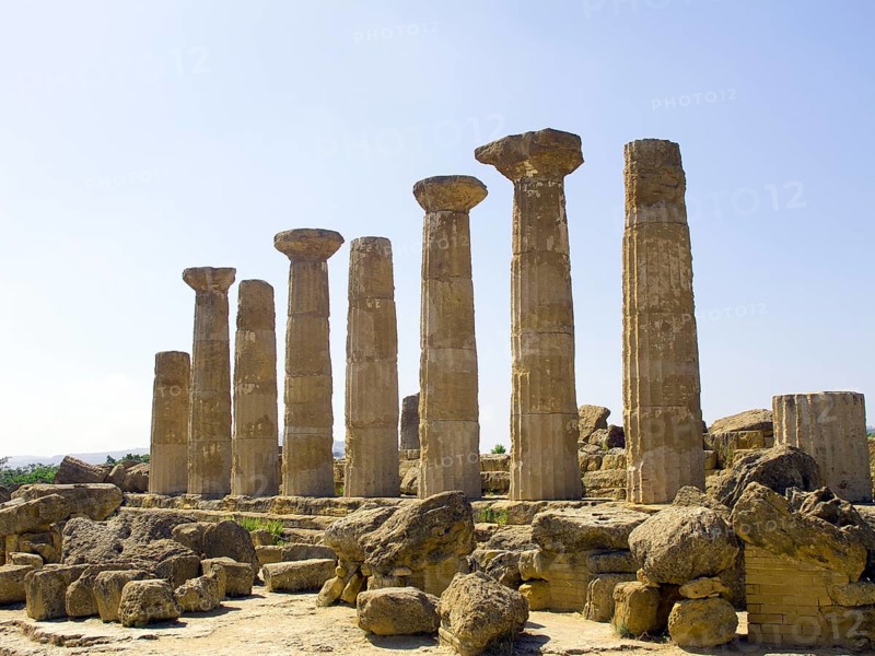 Pillars of the Temple of Heracles in the Valley of the Temples