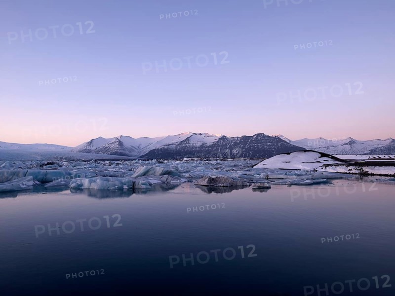 Jokulsarlon glacial lake at the edge of the Vatnajokull glacier