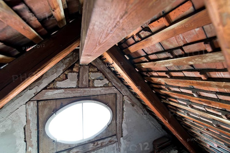 An oval window