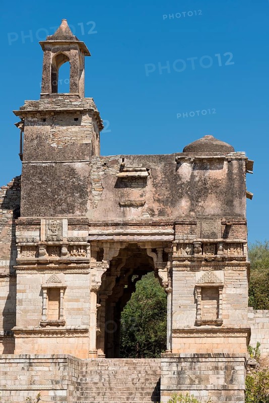 Western entrance gate to Chittorgarh Fort