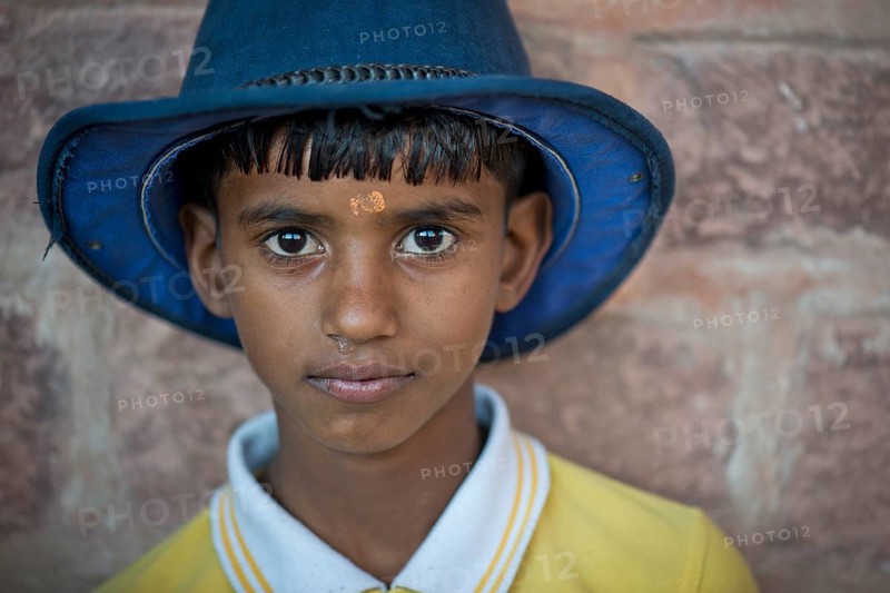 Boy wearing a hat