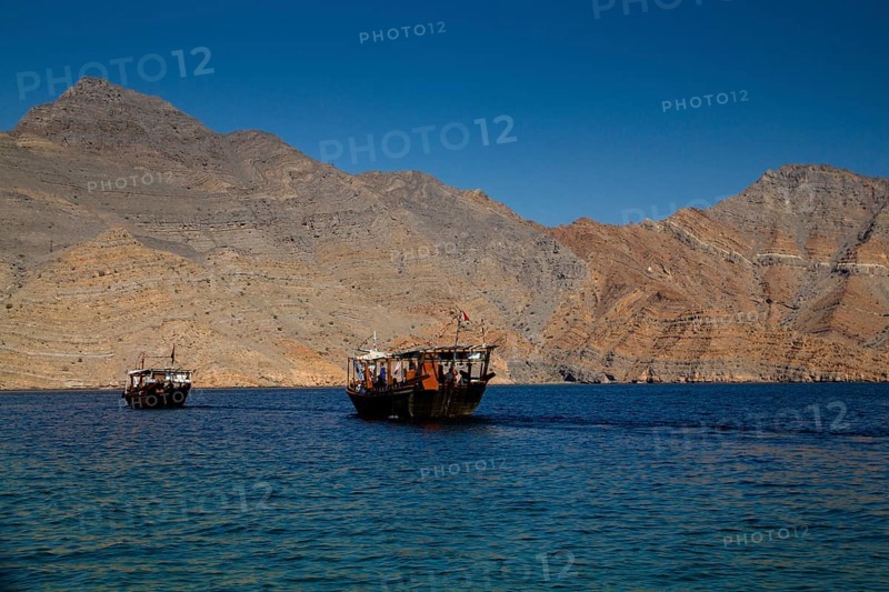 Dhow cruise in the Fjords or Khor of Musandam