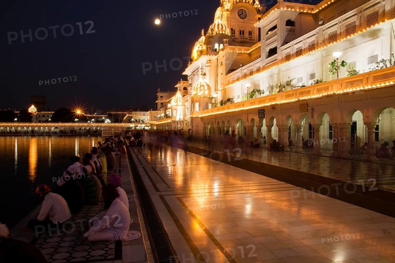 Harmandir Sahib or Golden Temple at night