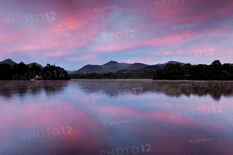Dawn reflected in the lake