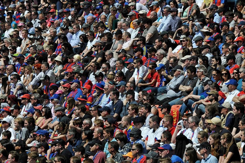 Audience in the stands