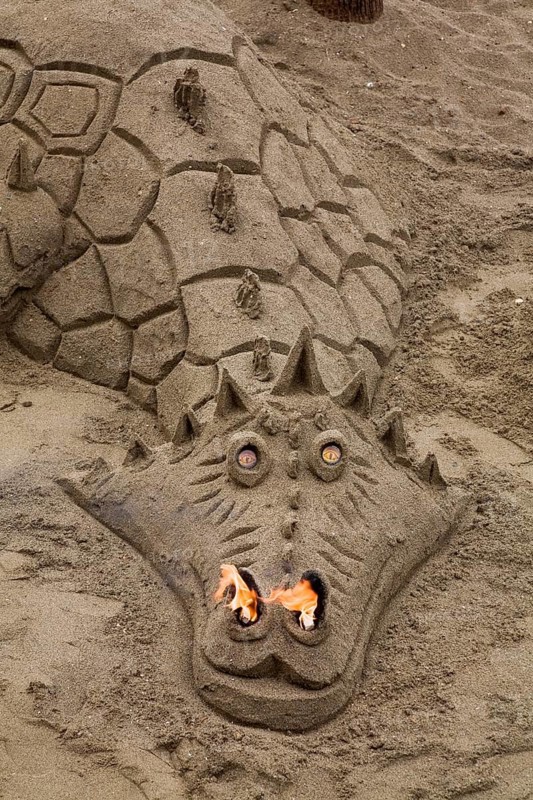 Fire-breathing dragon
