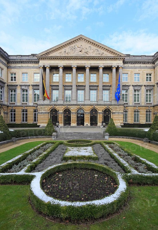 Belgian Parliament Palace of the Nation or the Palais de la Nation