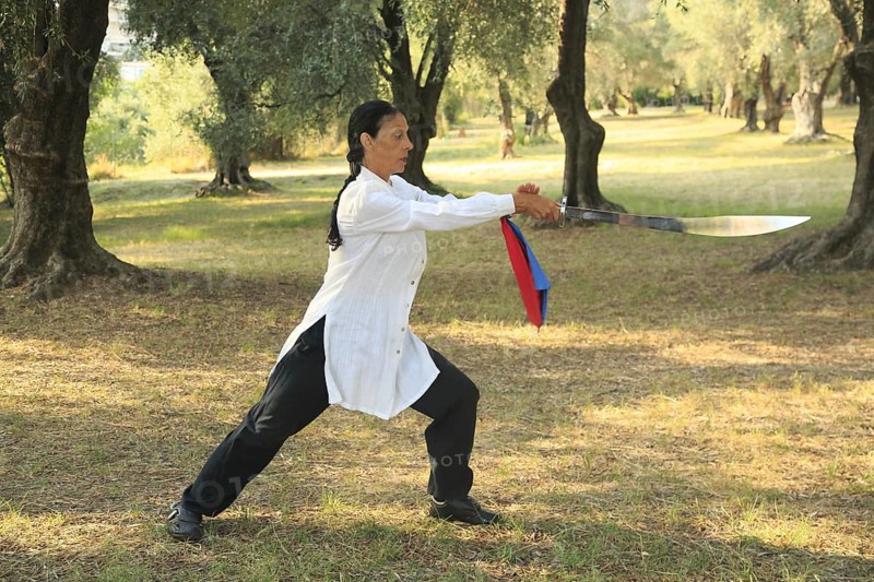 Tai Chi with a sword