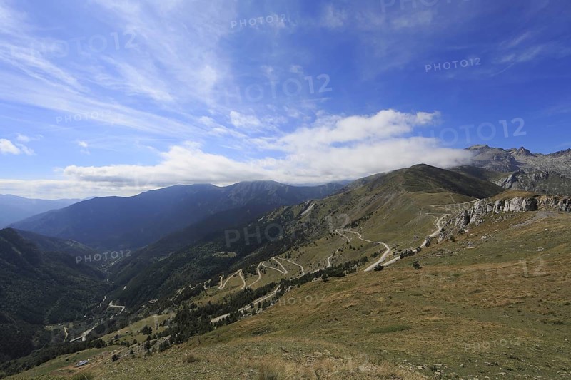 View from Tenda Pass over the Roya Valley