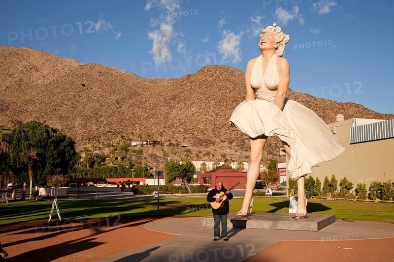 Nearly eight-metre tall Marilyn Monroe sculpture 'Forever Marilyn' by the American artist Seward Johnson