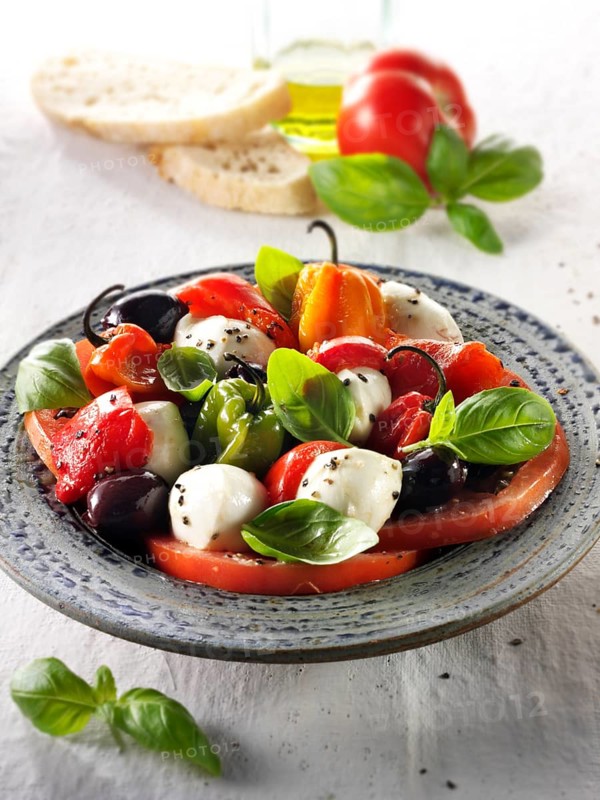 Tomato salad with buffalo mozzarella