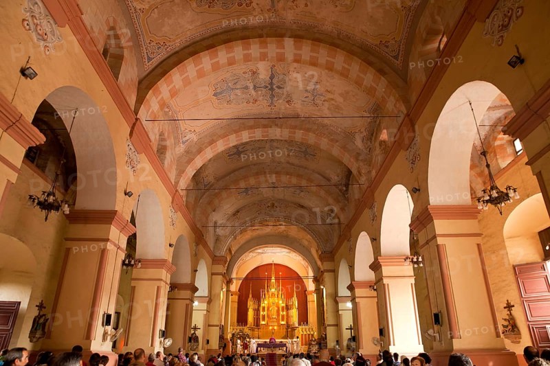 Service in the church Iglesia de Nuestra Senora de la Merced