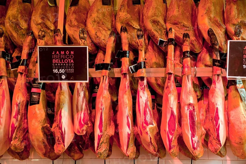 Jamon Iberico or Spanish ham