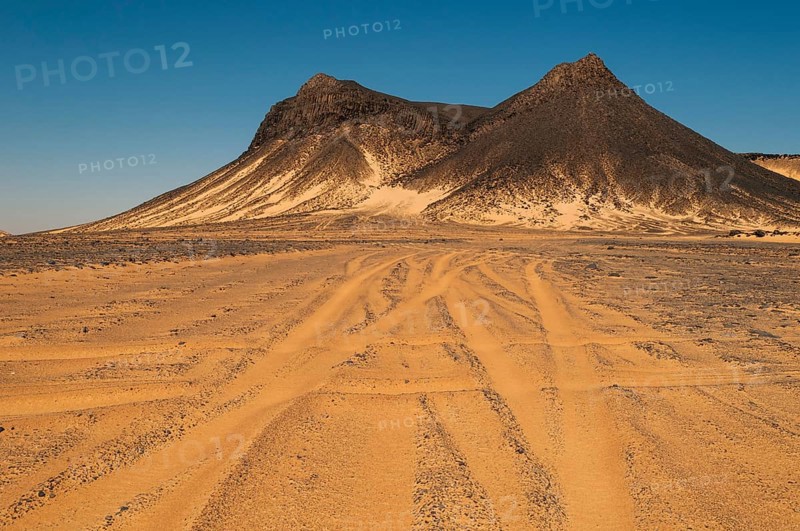 Volcanic mountains of Black Desert