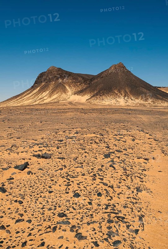 Volcanic mountains of Black Desert