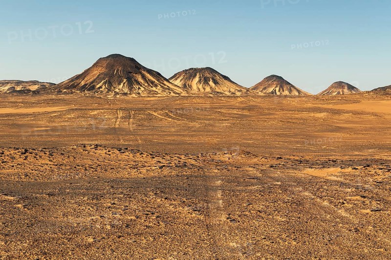 Volcanic mountains of Black Desert