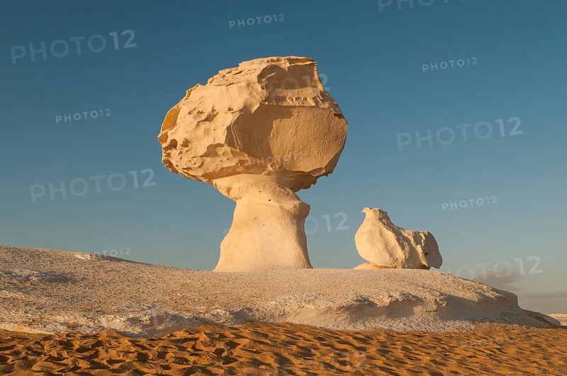 Chalk rock formations