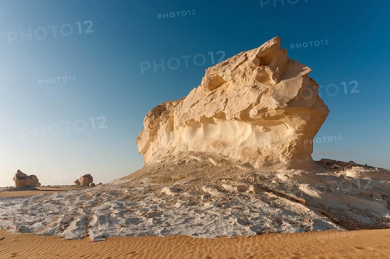 Chalk rock formation